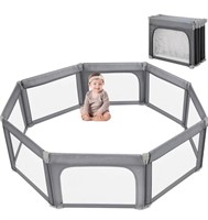 Dripex Foldable Baby Playpen, 71"x69" Large