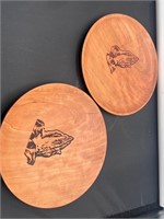 2020 Dale Overman wooden praying hands plates