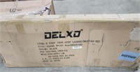 Delxo 5 Step Ladder with Tool Platform,5 Step