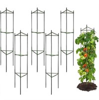 GROWNEER 6 Packs 51 Inches Tomato Cages, Tomato