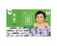 NIB Hello Bello 100 pack of size 2 Diapers