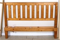 Full-Size Pine Bed Frame