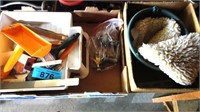 (2) Boxes - Painting Supplies / Brushes / Door