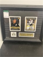 Sydney Crosby cards mint in frame