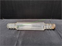 Vintage 16" Glass Rolling Pin Canister