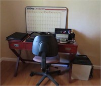 Office Desk, Chair & Supplies