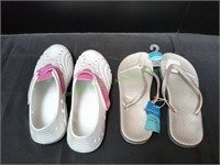Women's Flip-Flop & Doggers Sandals, Size 9-10