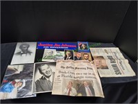 Presidents Photos, Book Sticker & News Paper Clips