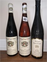 3 SEALED BOTTLES OF GERMAN WINES