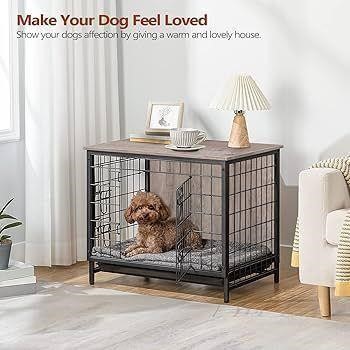 (used/READ INFO) Dog Crate Furniture 25.2"L
