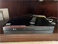 DVD / VHS PLAYER WITH REMOTE