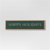 10 x 40 Happy Holidays Sign - Threshold