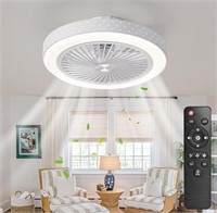 ($159) Ceiling Fan with Lights Low Profile Flush