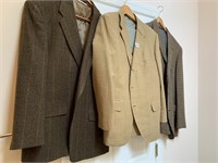 MEN'S SUIT JACKETS 100% WOOL AND OTHERS