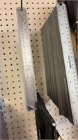 12” metal rulers