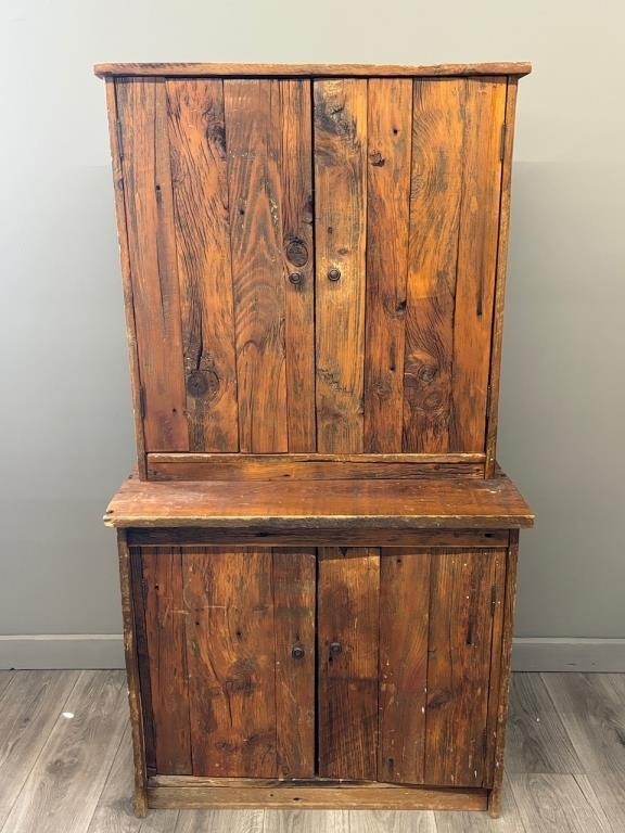 Rustic Old Wood Cabinet