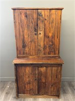 Rustic Old Wood Cabinet