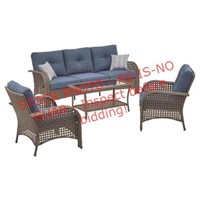 Living accents 4pc wicker seating set