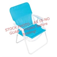 Rio Brands 1-Position Blue Waves Beach Chair