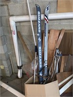 SKIS (BLIZZARD) AND POLES