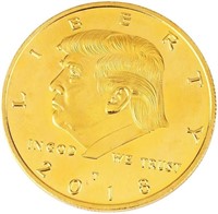 Donald Trump Gold Coin  Gold Plated  45th Presiden