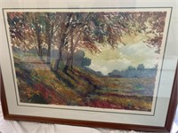 FRAMED PAINT, SIGNED AS SHOWN IN PHOTOS, SOME