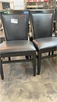 1 LOT 4-COMMERCIAL DINNING CHAIR w/ SOLID BACK &