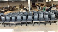 1 LOT 50 COMMERCIAL DINNING CHAIRS w/ SOLID BACK