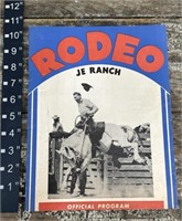 JE Ranch Rodeo program - Waverly