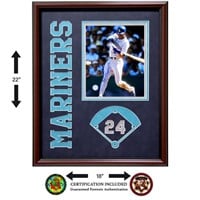 Ken Griffey Jr. Seattle Mariners Framed Signed