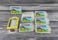 1950s Browning Montana Luggage Decals