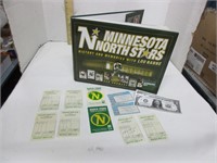 Lou Nanne Autographed MN North Stars book + more