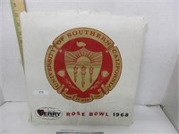 1968 Rose Bowl stadium cushion INDIANA vs USC