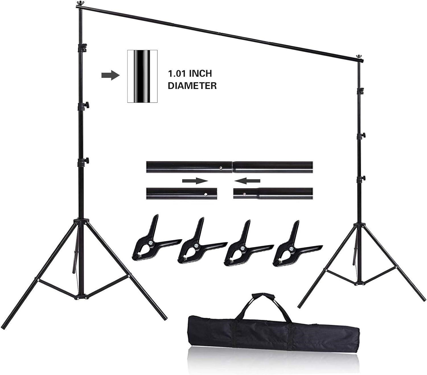HYJ-INC 10ftx8.5ft Photo Backdrop Stand Kit