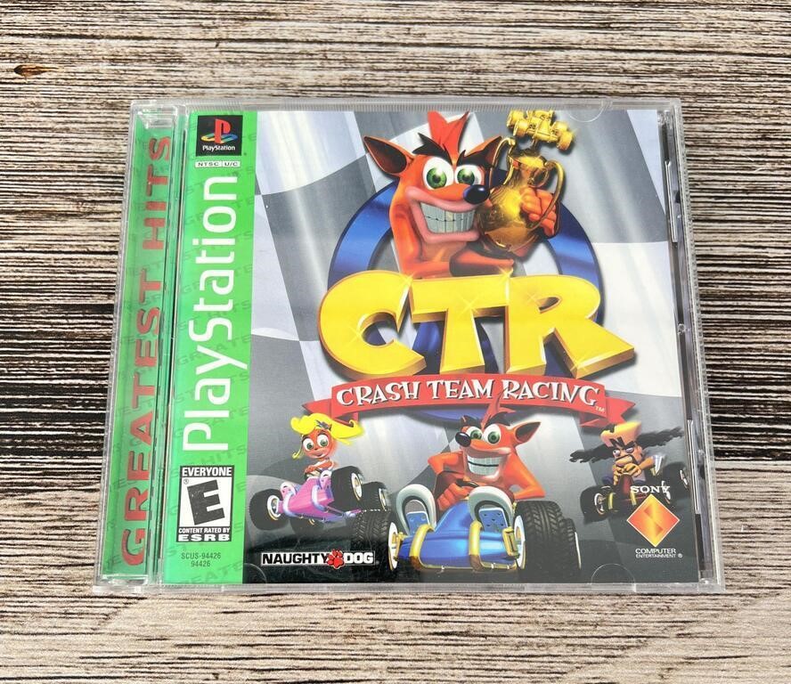 Sony PlayStation 1 PS1 CTR Crash Team Racing