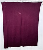 Antique Purple Wool Blanket