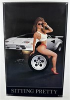 1986 Lamborghini Sitting Pretty Poster
