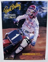 Scott Motocross David Bailey Poster Signed