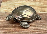 Reed and Barton Silver Turtle Music Box