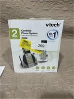 v tech two phone system