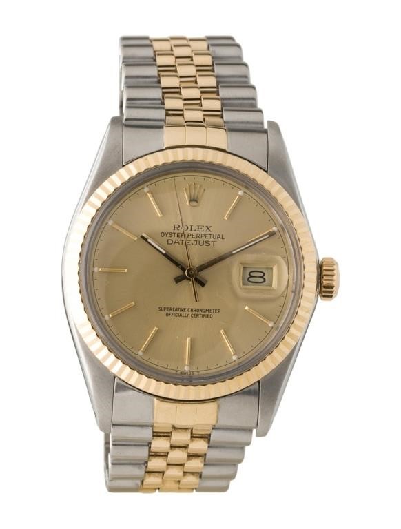 18k Gold Rolex Oyster Perpetual Watch 36mm