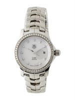 Tag Heuer Link Mother Of Pearl Ss Watch 28mm