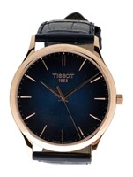 18k Gold Tissot Excellence Leather Watch 40mm