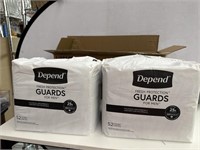New 104CT Depend Incontinence Guards For Men,