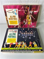 Ideal All-Pro Basketball & Football Board Games