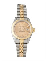 18k Gold Rolex Datejust Jubilee Ss Watch 26mm