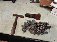 Wood Mull Chains & Hammer