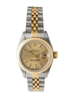 18k Gold Rolex Oyster Perpetual Champagne Watch