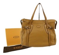 TOD'S Brown Leather Handbag