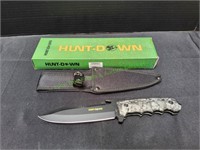9.5" Hunt-Down Zombie Knife w/ Nylon Sheath